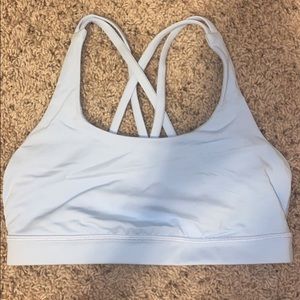 LuluLemon Baby Blue Energy Bra